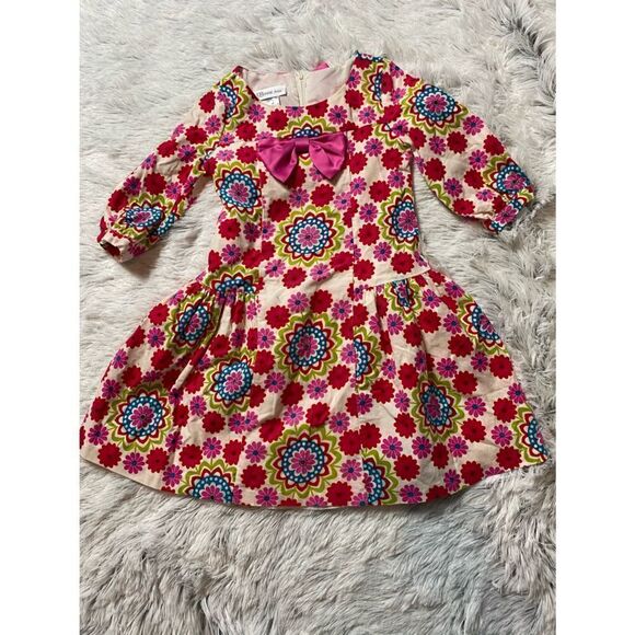 Bonnie Jean Floral with Bows Party Dress - Picture 1 of 6